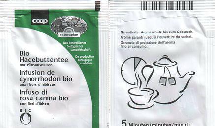 Coop Bio Hagebuttentee Mit Hibiskusbluten