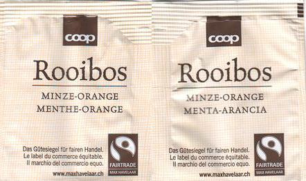 Coop Fairtrade Rooibos Minze Orange