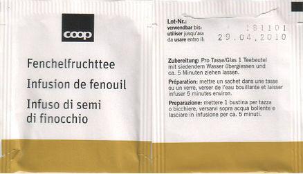 Coop Fenchelfruchttee