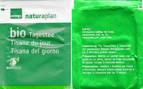 Coop Naturaplan Bio Tagestee