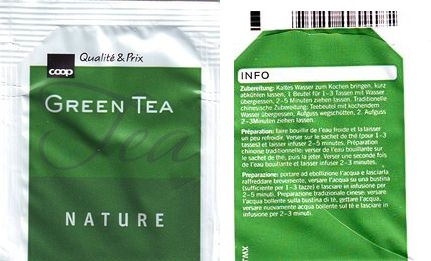 Coop Qualite & Prix Green Tea Nature