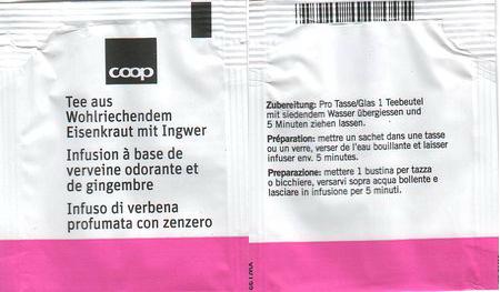 Coop Tee Aus Wohlreichendem Eisenkraut Mit Ingwer