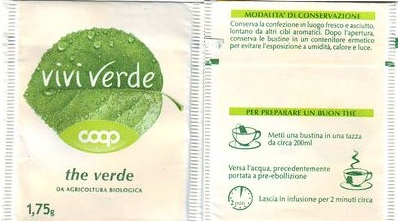 Coop Vivi Verde Thé Verde