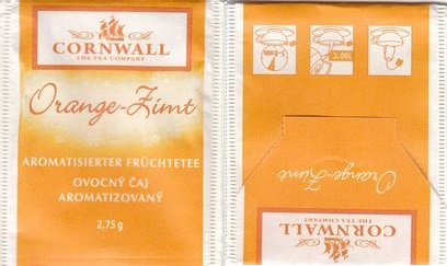 Cornwall Aromatisierter Früchtetee Orange Zimt