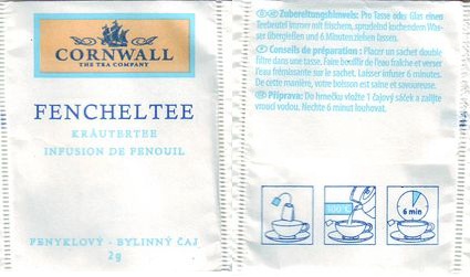 Cornwall Thé Tea Company Kräutertee Fencheltee