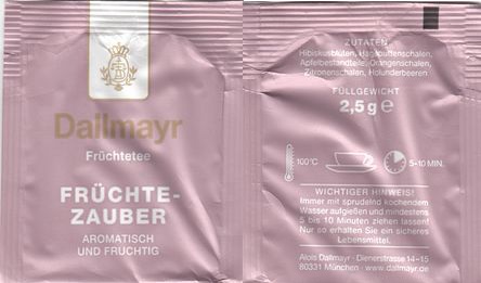 Dallmayr Früchtetee Fruchtezauber Foil