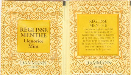 Damman 02 Reglisse Menthe Liquorice Mint