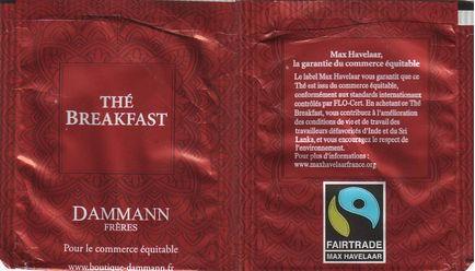 Dammann Thé Breakfast Foil