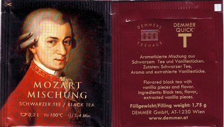 Demmers Teehaus 01 Schwarzer Tee Mozart Mischung