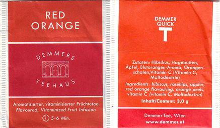 Demmers Teehaus 01215373 Red Orange