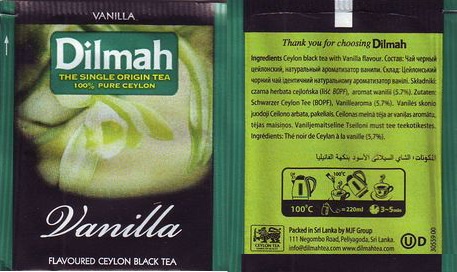 Dilmah Fun Teas Vanilla