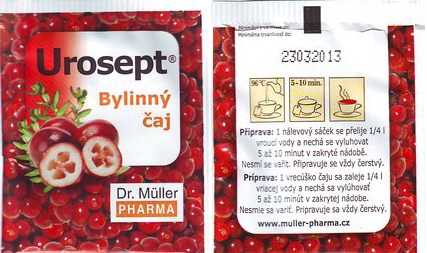 Dr. Müller Pharma Urosept Bylinný Čaj Foil