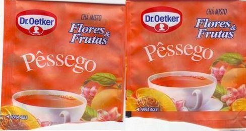 Dr. Oetker Chá Misto Flores & Frutas Pessego