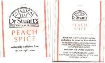 Dr. Stuarts Peach Spice