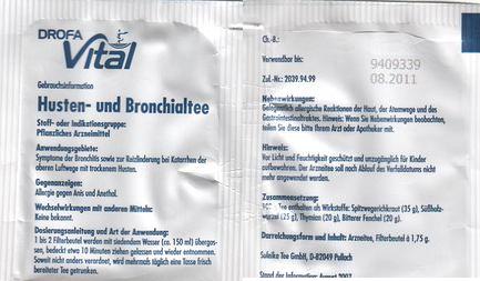 Drofa Vital Husten Und Bronchialtee