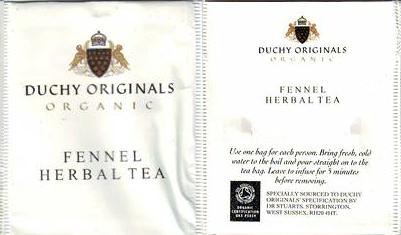 Duchy Originals Fennel Herbal Tea