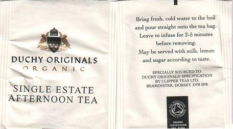 Duchy Originals Organic Single Estate Afternoon Tea