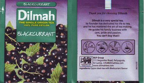 Dilmah Blackcurrant Oval