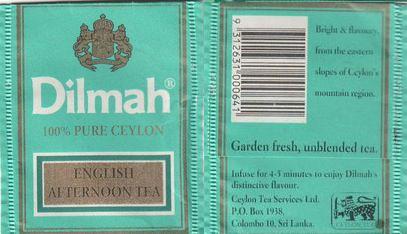 Dilmah English Afternoon Tea Paper 2