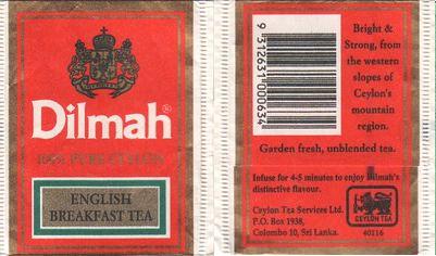 Dilmah English Breakfast Tea Paper 2