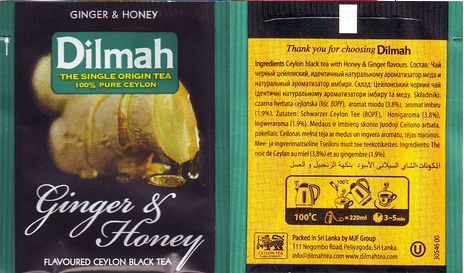 Dilmah Fun Teas Ginger & Honey