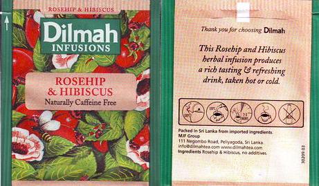 Dilmah Infusions Rosehip & Hibiscus Oval