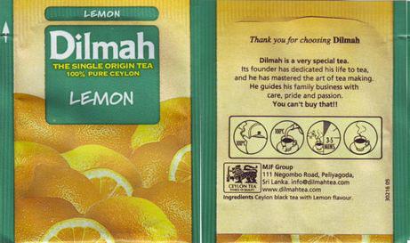 Dilmah Lemon Oval