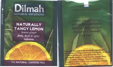 Dilmah Naturally Tangy Lemon