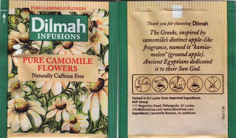 Dilmah Pure Camomile Flowers Oval