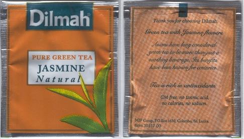 Dilmah Pure Green Tea Jasmine Foill