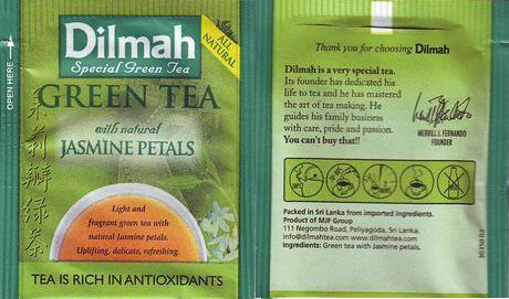 Dilmah SGT Green Tea Jasmine Petals