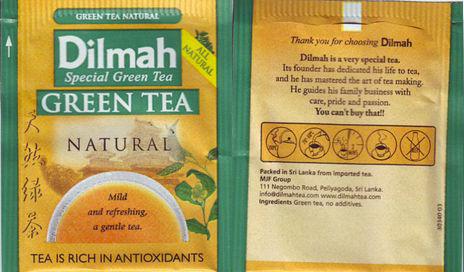 Dilmah SGT Green Tea Oval