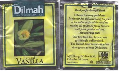 Dilmah Vanilla Foil