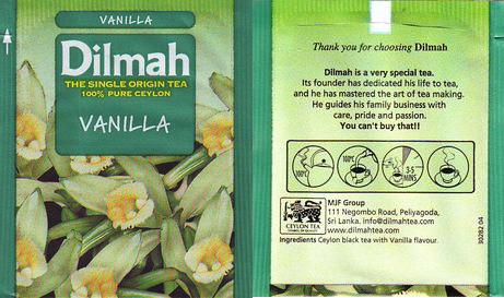 Dilmah Vanilla Oval