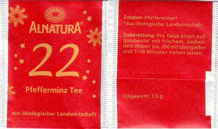 Alnatura 2009 22 Pfefferminz Tee