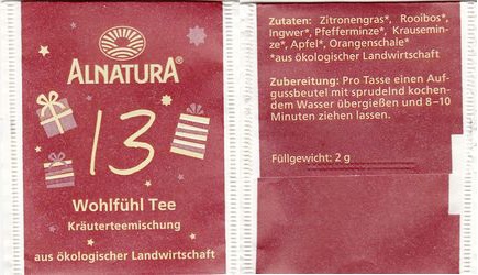 Alnatura 2012 13 3823EN13 Wohlfühl Tee