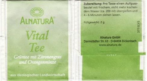 Alnatura XYZ85 Vital Tee