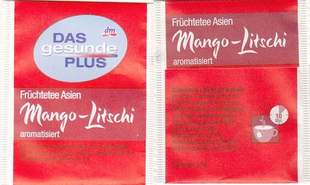 Das Gesunde Plus Früchtetee Asien Mango Litschi Aromatisiert