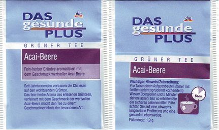 Das Gesunde Plus Grüner Tee Acai Beere