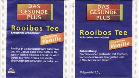 Das Gesunde Plus Rooibos Tee Vanille 2