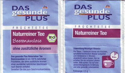 Das Gesunde Plus XWP42 Naturreiner Tee Beerenauslese