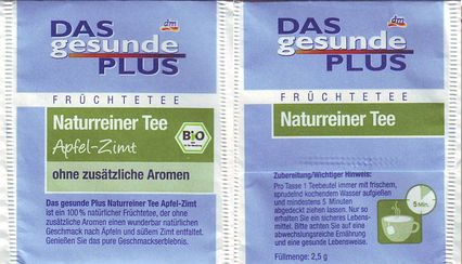 Das Gesunde Plus XWP43 Naturreiner Tee Apfel Zimt