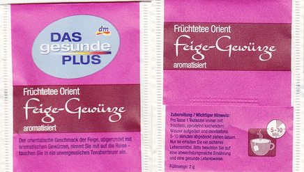 Das Gesunde Plus XWP58 Früchtetee Orient Feige Gewurze Aromatiziert