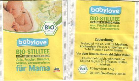 DM Drogerie 02212391 Babylove Bio Stilltee Fur Mama