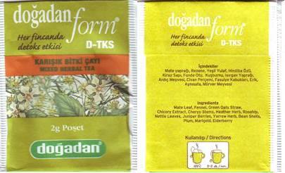 Dogadan 1 Form D Tks Karisik Bitki Cayi