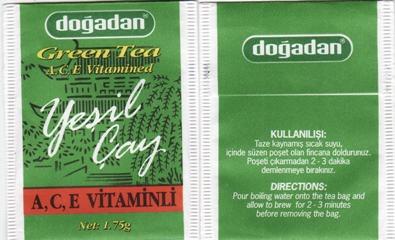 Dogadan 1 Green Tea a C E Vitamined