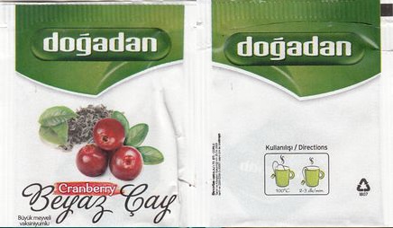 Dogadan 11 Beyaz Cay Cranberry