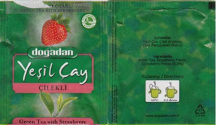 Dogadan Yesil Cay Cilekli No Flap