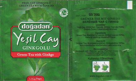 Dogadan Yesil Cay Ginkgolu