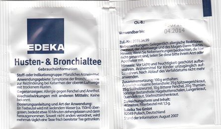 Edeka Foil Husten & Bronchialtee